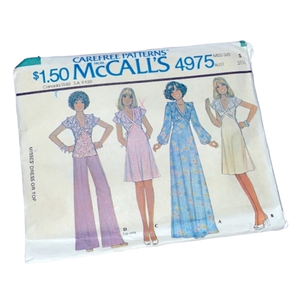 Mccalls Vintage Sewing Pattern Size Small - image 1